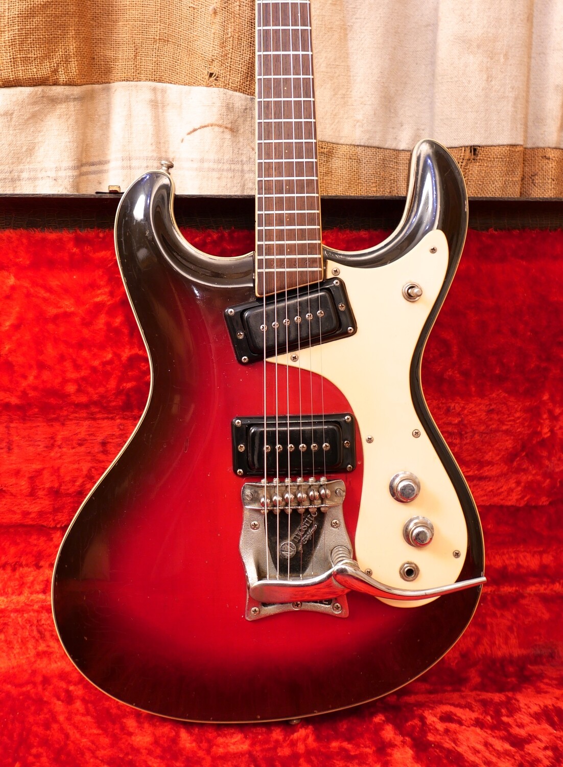 1964 Mosrite Ventures Redburst Bound Body w/OHSC