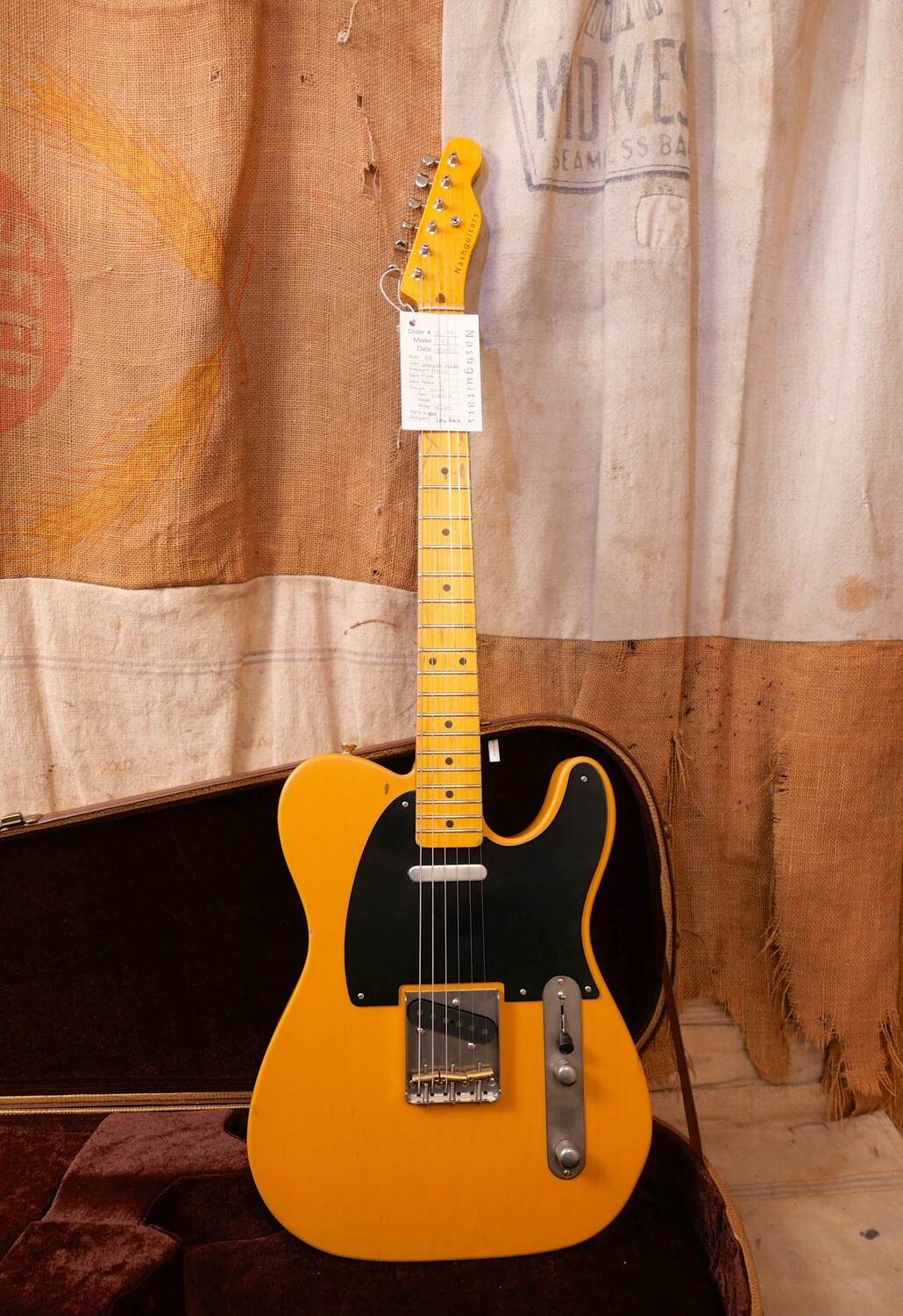 2023 Nash Guitars T-52 Butterscotch Blond