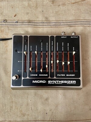 1970s Electro-Harmonix Micro Synthesizer Black w/ OG Box