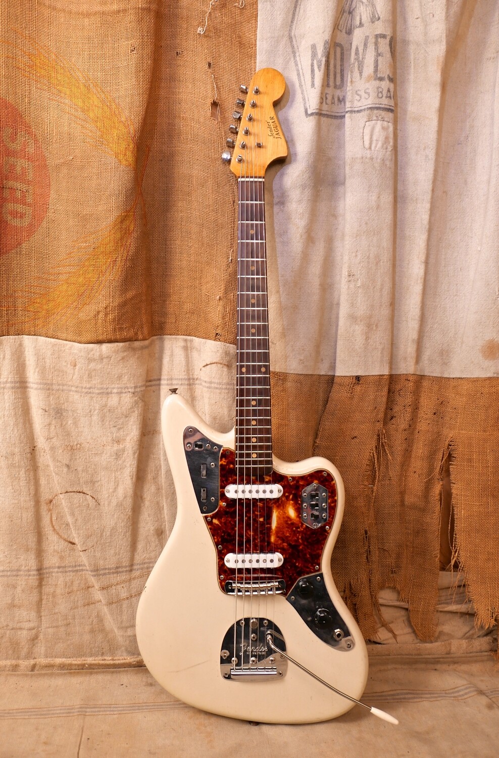 1962 Fender Jaguar White Refin