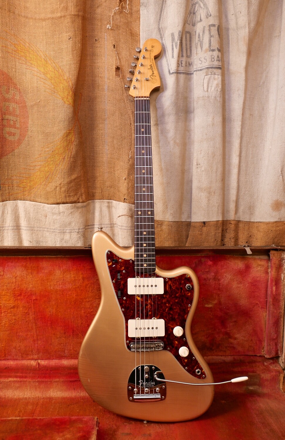 1961 Fender Jazzmaster Shoreline Gold Refin