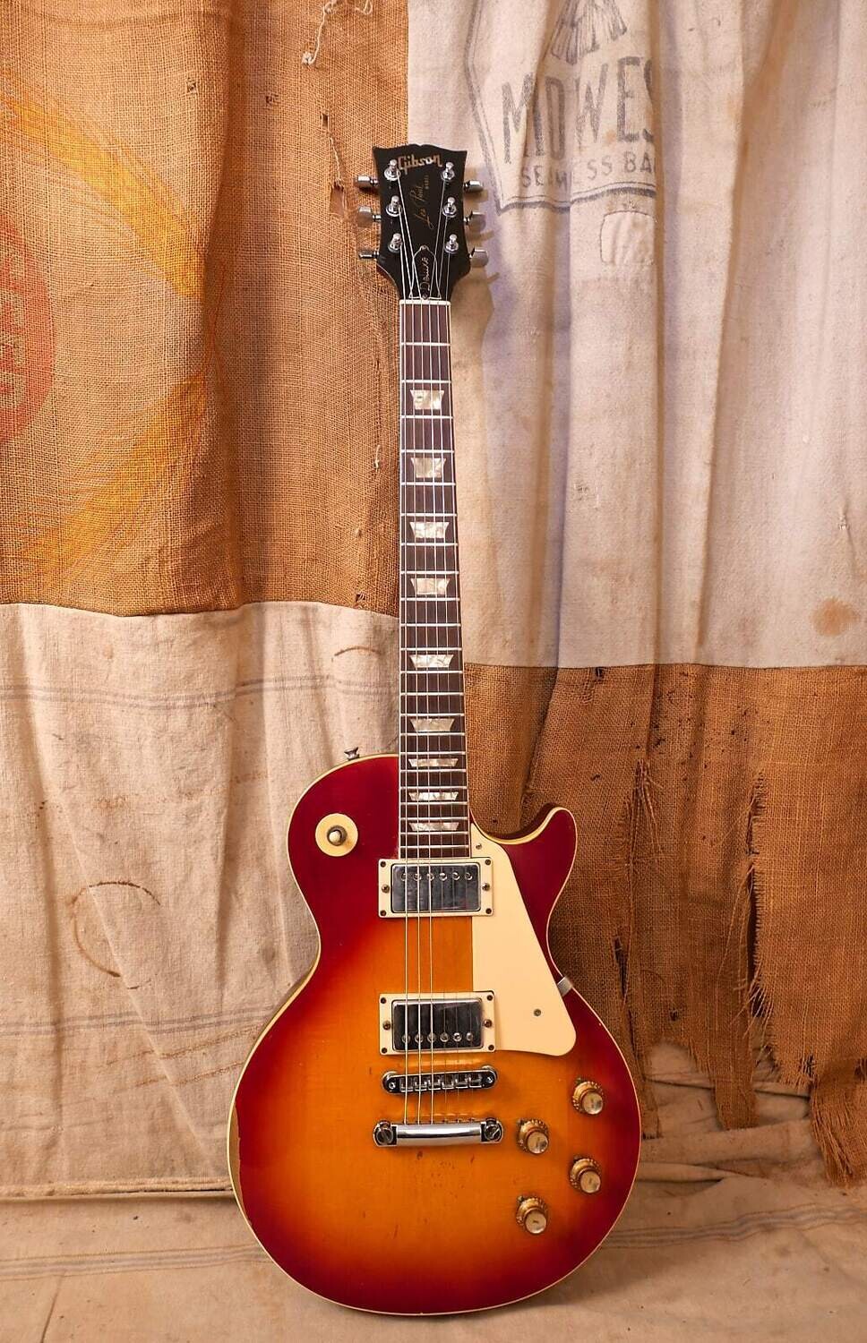 1971 Gibson Les Paul Deluxe Cherry Sunburst w/ Full Size Humbuckers