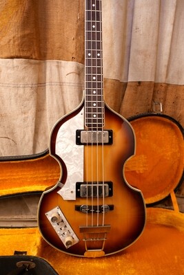 1980 Greco VB-500 Violin Bass Lefty LH Sunburst