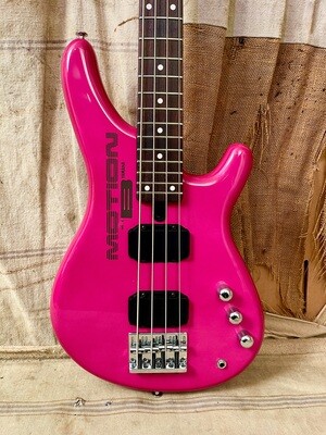 1980's Yamaha Motion B  MB-III Bass Hot Pink