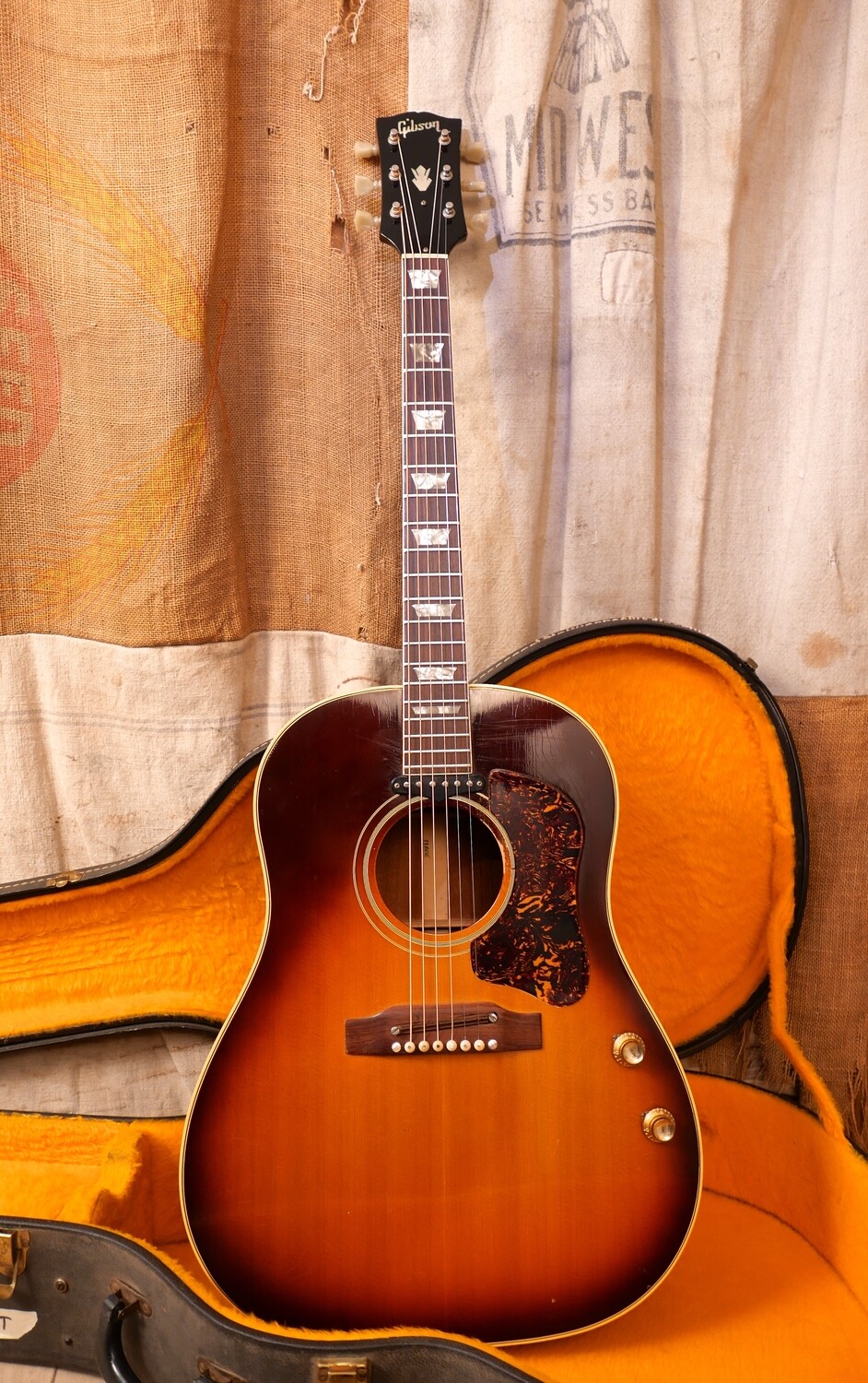 1966 Gibson J-160E Sunburst