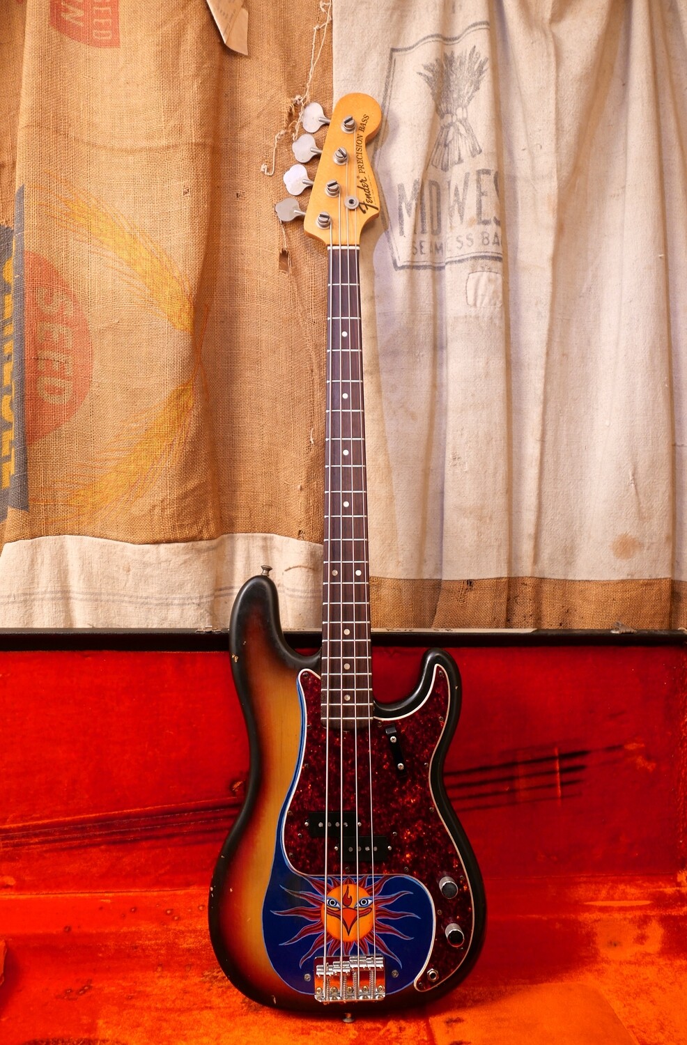 1971 Fender Precision Bass Sunburst (Painted)