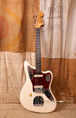 1963 Fender Jaguar White Refin