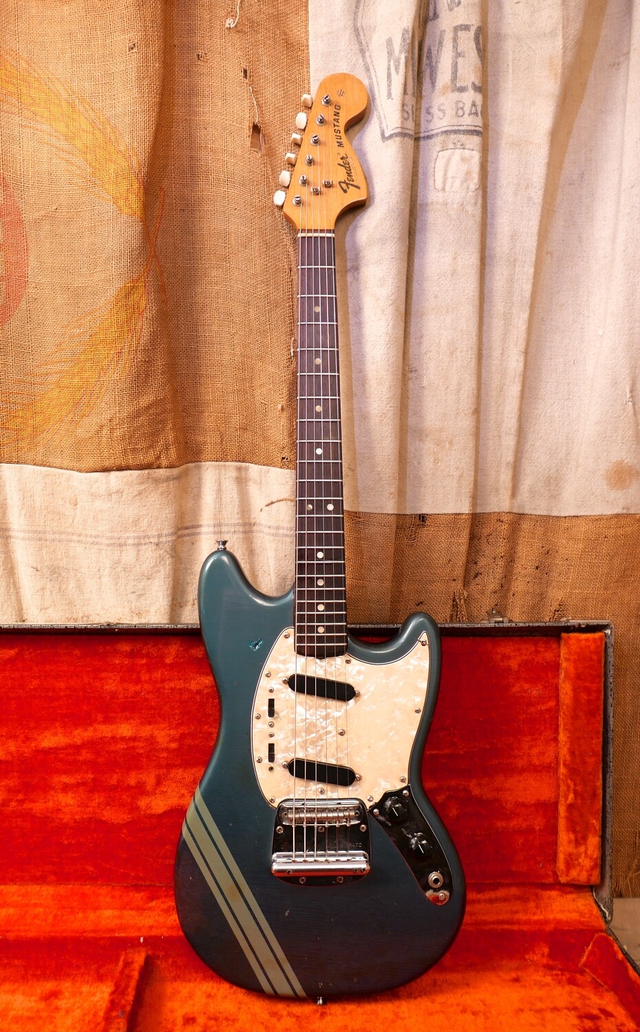 1974 Fender Mustang Competition Blue