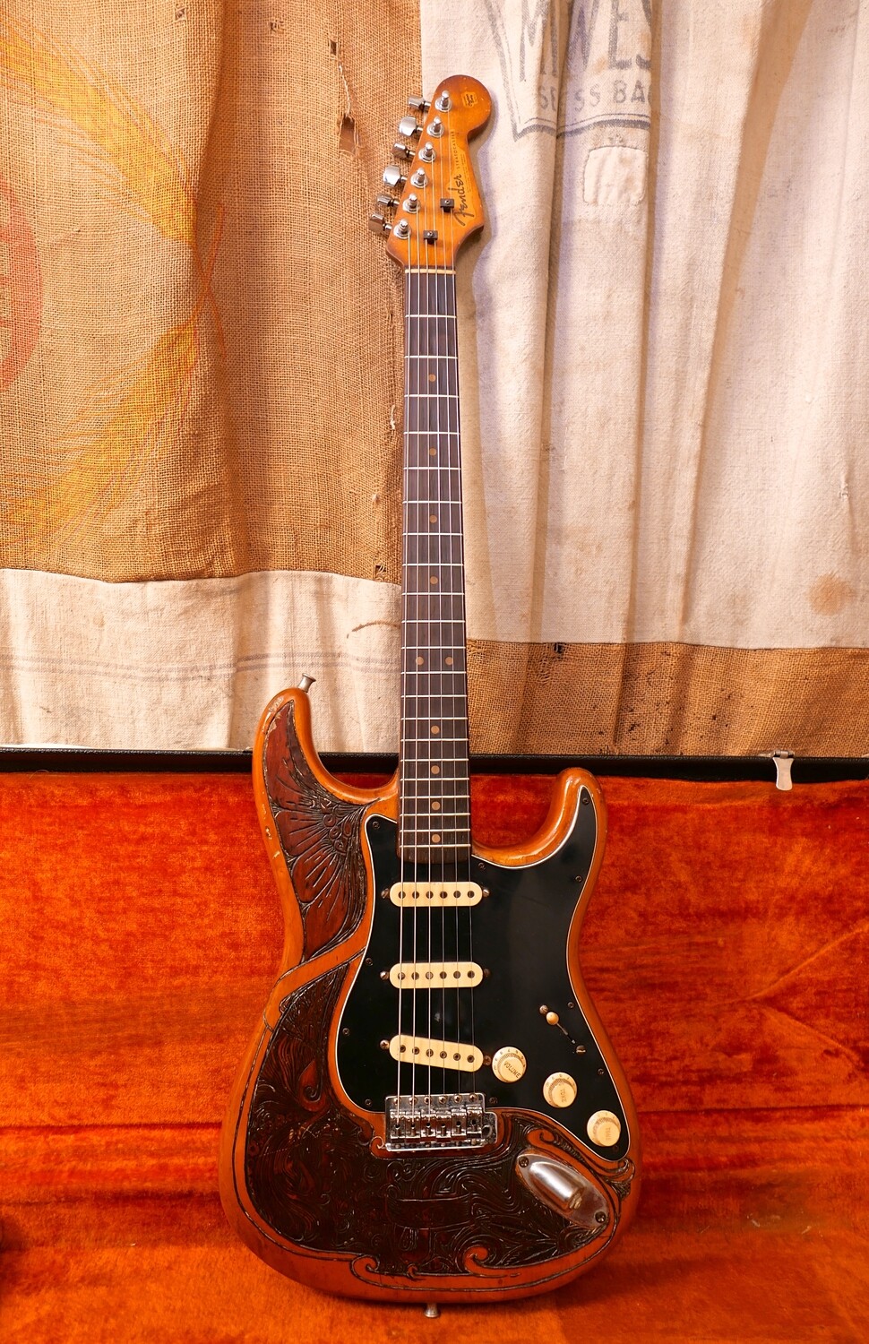 1963 Fender Stratocaster Natural Refin Carved Top