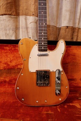 1966 Fender Telecaster Custom Natural Refin w/Rhinestones