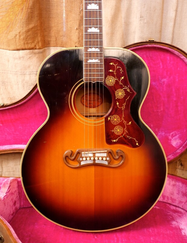 ギター Gibson J-200 Style 1958 1958 Gibson J-200 Sunburst w/ Special Peg Head