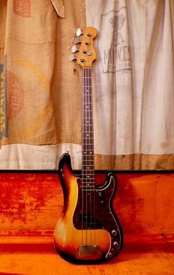 1965 Fender Precision Bass Sunburst Refin