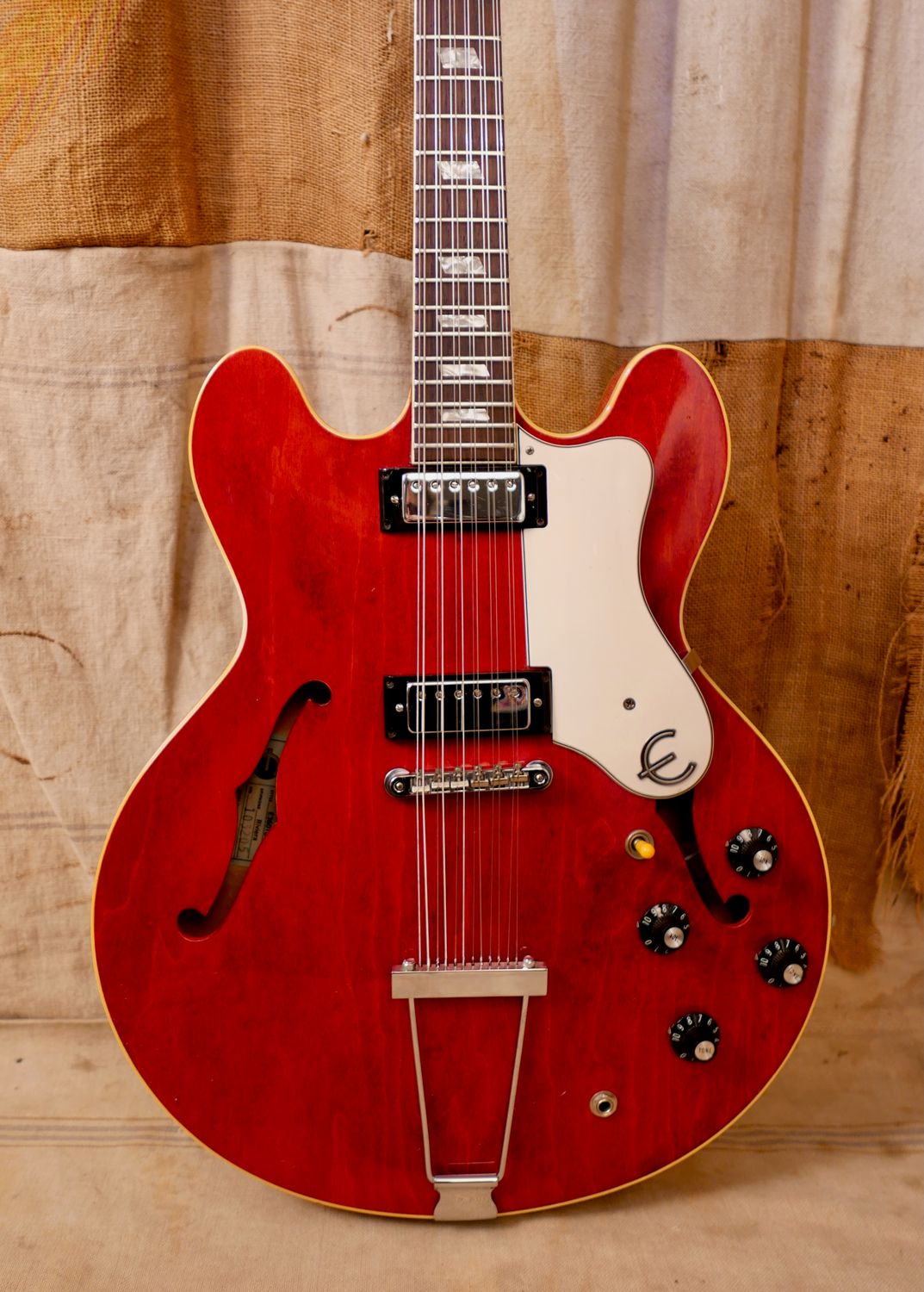 1967 Epiphone Riviera E-360TD-12 Cherry Red XII