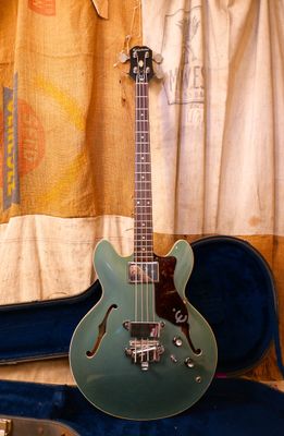 1966 Epiphone Rivoli Bass Pacific Blue