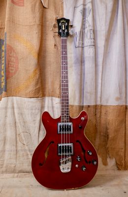 1969 Guild Starfire II Bass Guitar SF-II Brown (Dark Red)