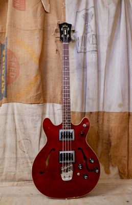 1969 Guild Starfire II Bass Guitar SF-II Brown (Dark Red)