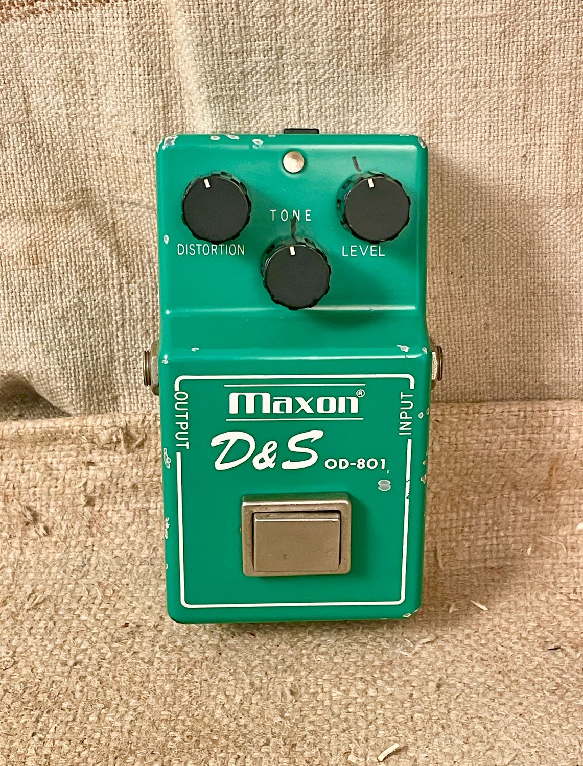 Maxon OD-801 D&amp;S Distortion and Sustainer 1980&#39;s Green Large Box