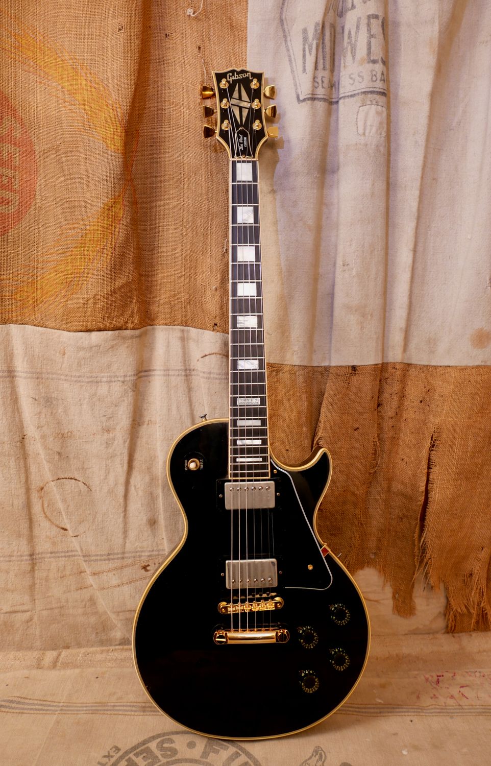 1974 Gibson Les Paul Custom Black Ebony