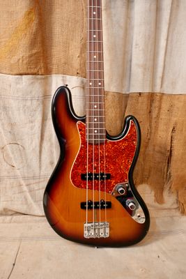 【HARA！！】FENDER USA '62 Jazz Bass 1993 Fender AVRI 62 RI Jazz Bass Stack Knob Sunburst