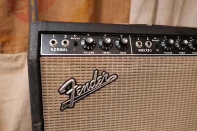 Fender ブラック ほとんど使われていません 1963 Fender Concert Amplifier Black Tolex Black Panel