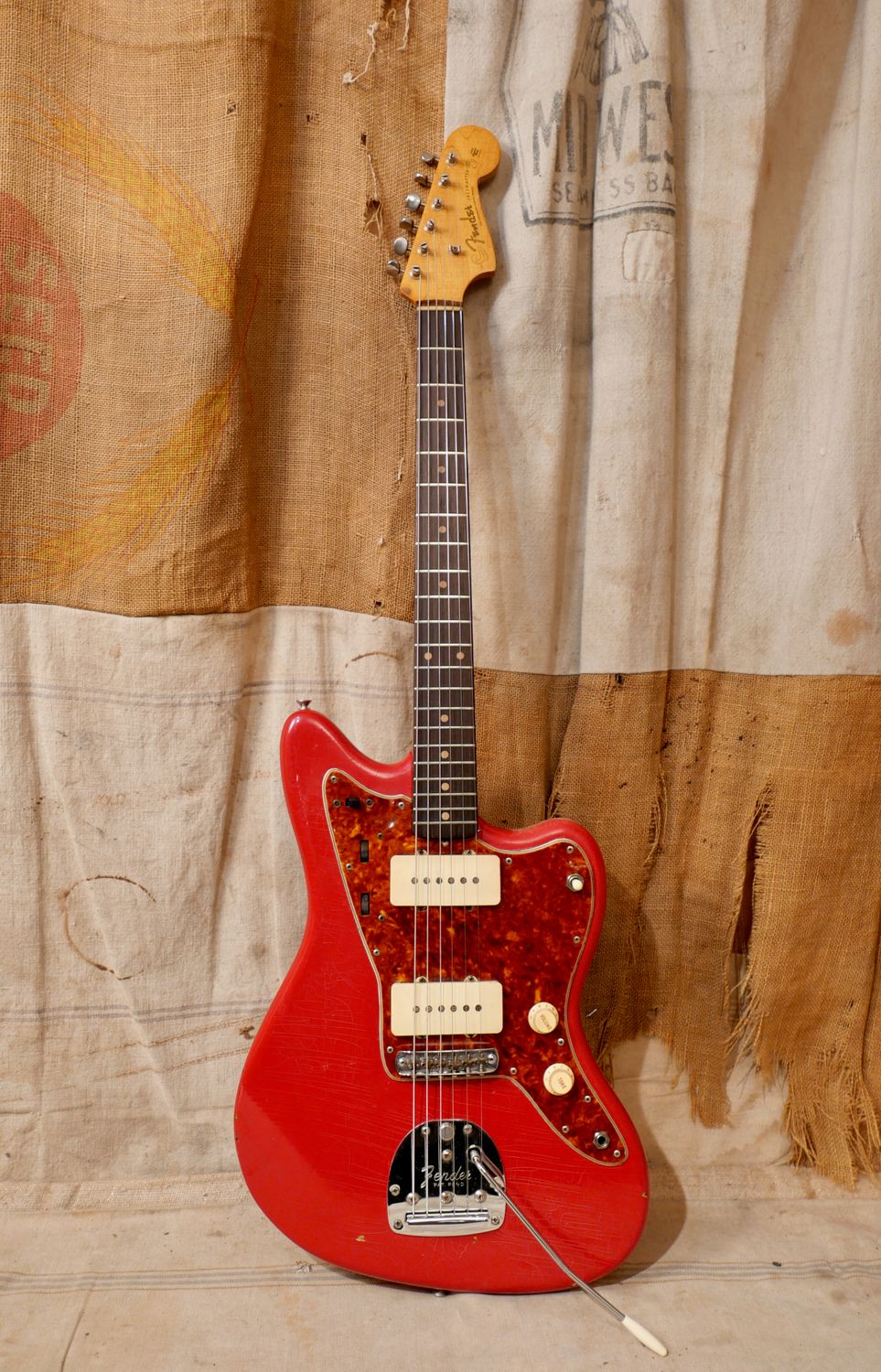 1960 Fender Jazzmaster Seminole Red Refin