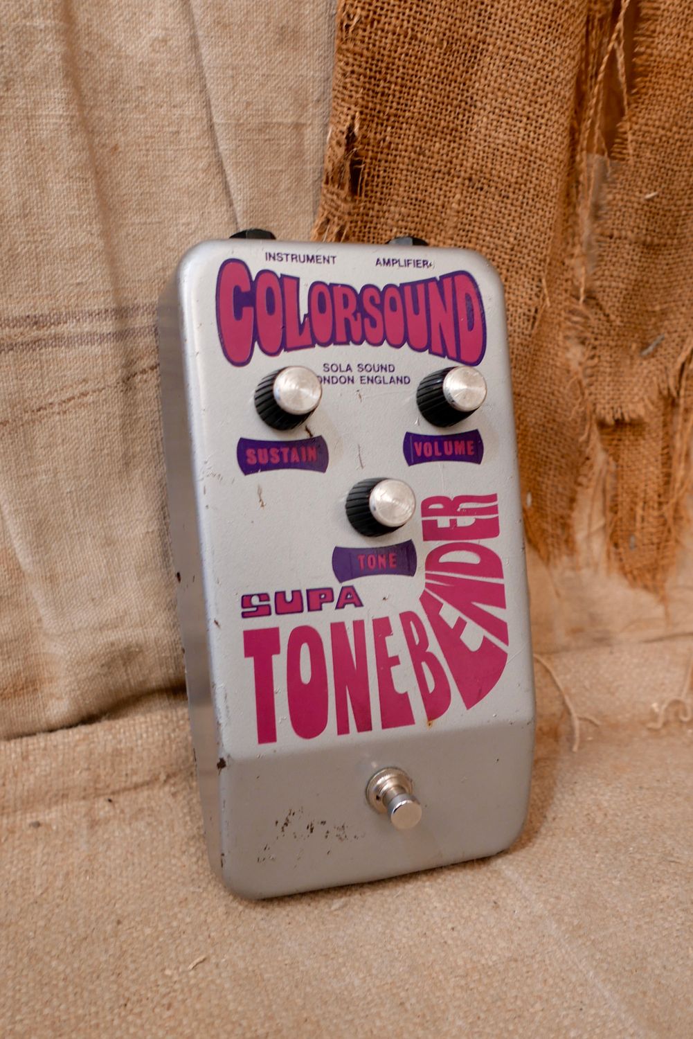 1970s Colorsound Supa Tonebender Fuzz Silver