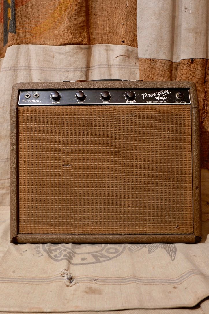 1962 Fender Princeton Amplifier Brown