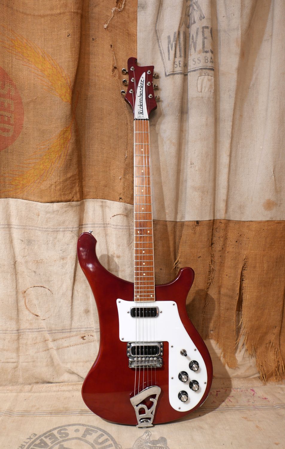 1974 Rickenbacker 480 Burgundy Solid Body