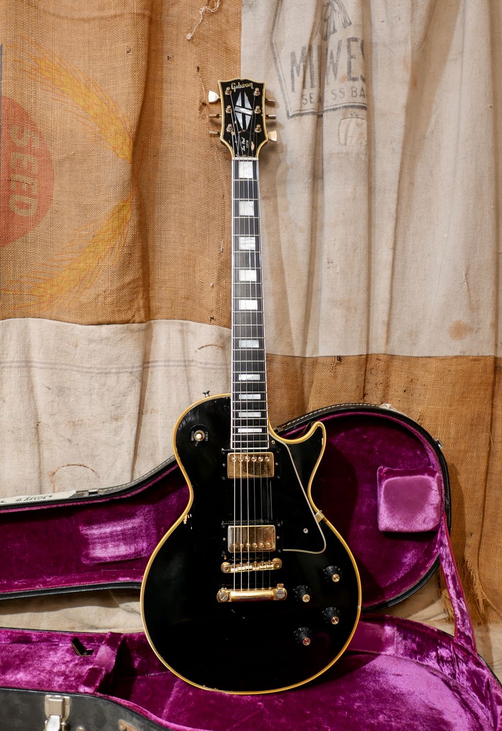 1969 Gibson Les Paul Custom Black-Ebony