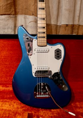 1972 Fender Jaguar Lake Placid Blue w/Maple Neck Black Blocks