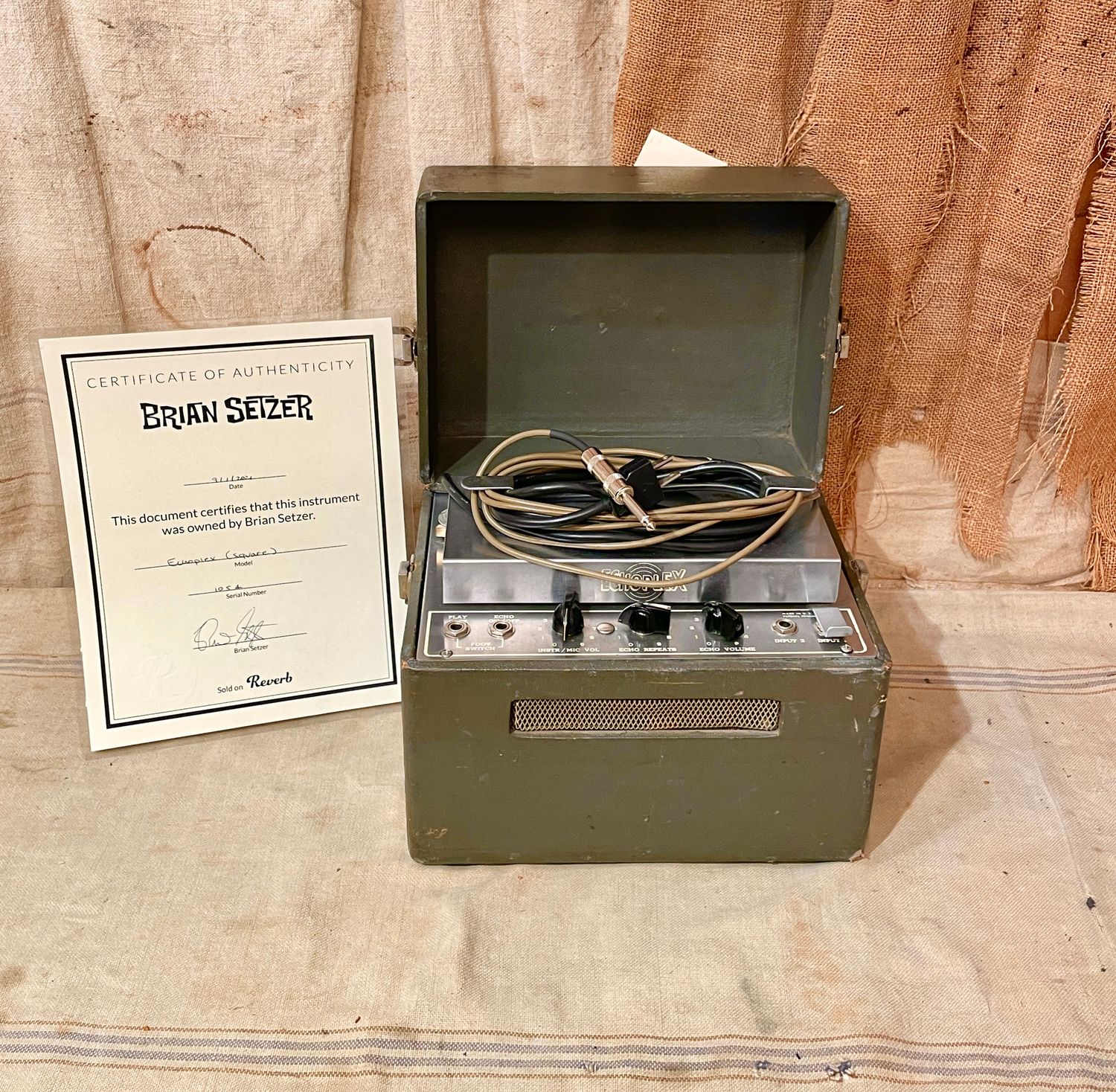 1964 Meastro Echoplex EP-1 Square Tube &quot;Brian Setzer&quot;