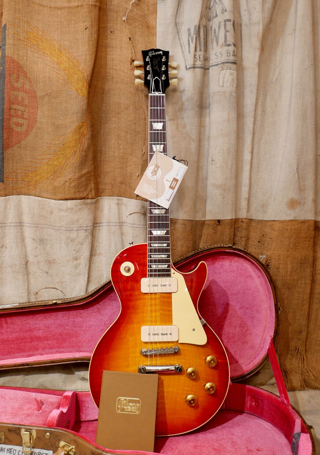 2024 Gibson Les Paul Standard R9 &#39;59 Reissue Wildwood Specs Cherry Burst