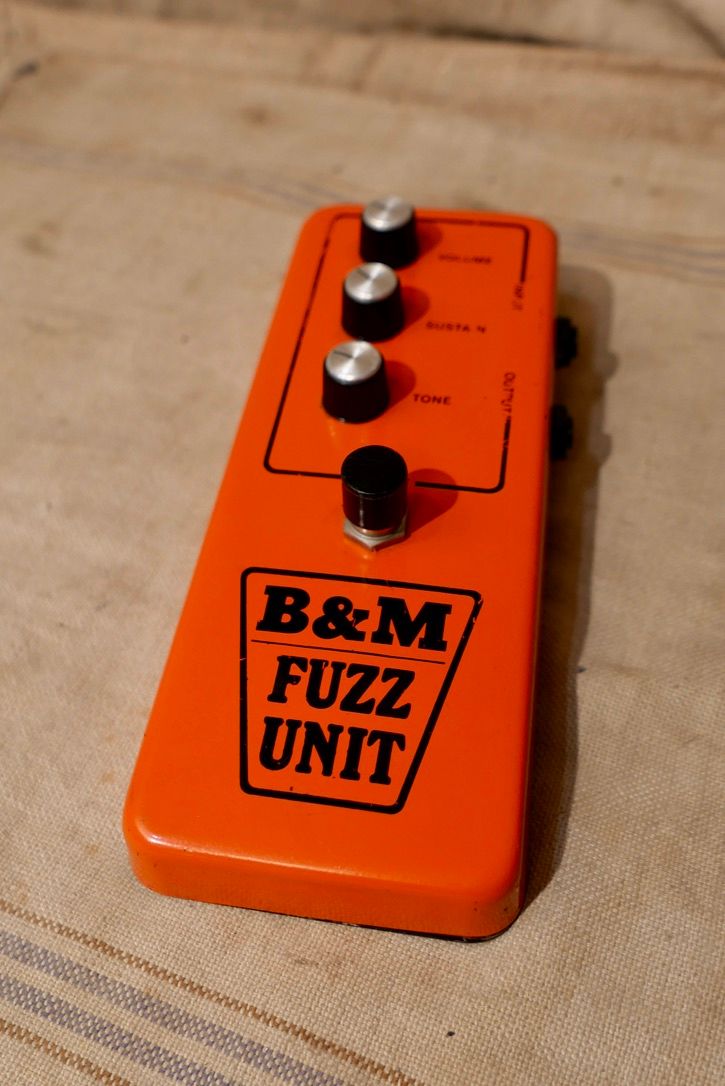 1970&#39;s Colorsound B&amp;M Barnes &amp; Mullins Fuzz Unit Orange