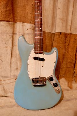 1966 Fender Musicmaster II Daphne Blue (Single Pickup)