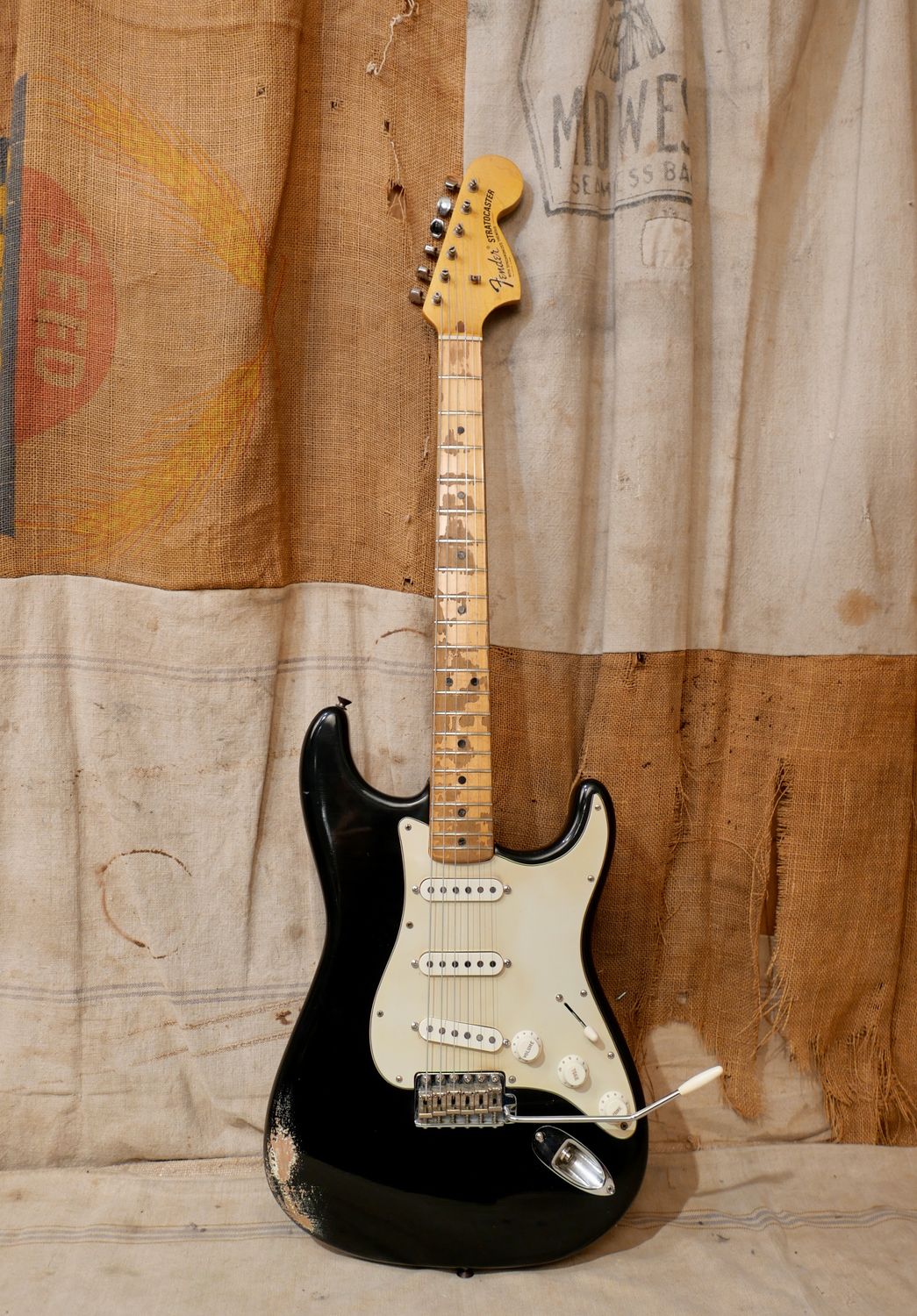 1971 Fender Stratocaster Black Refin
