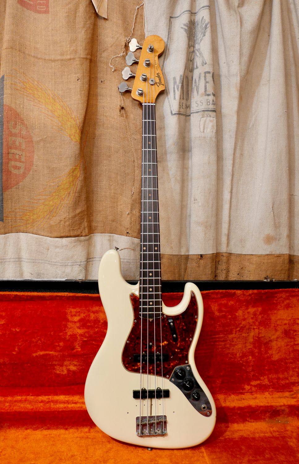 1963 Fender Jazz Bass White Refin