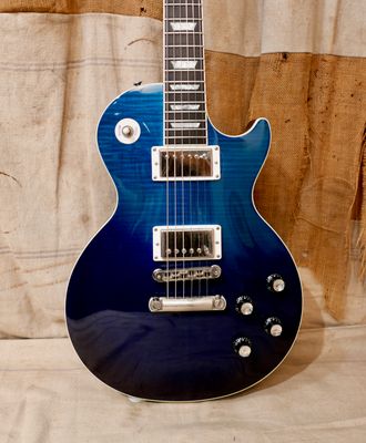 2002 Gibson Les Paul Standard Manhattan Blue Fade