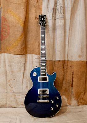 2002 Gibson Les Paul Standard Manhattan Blue Fade