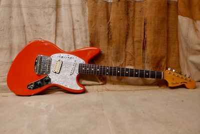 2002 Fender CIJ/MIJ Jag-Stang Fiesta Red