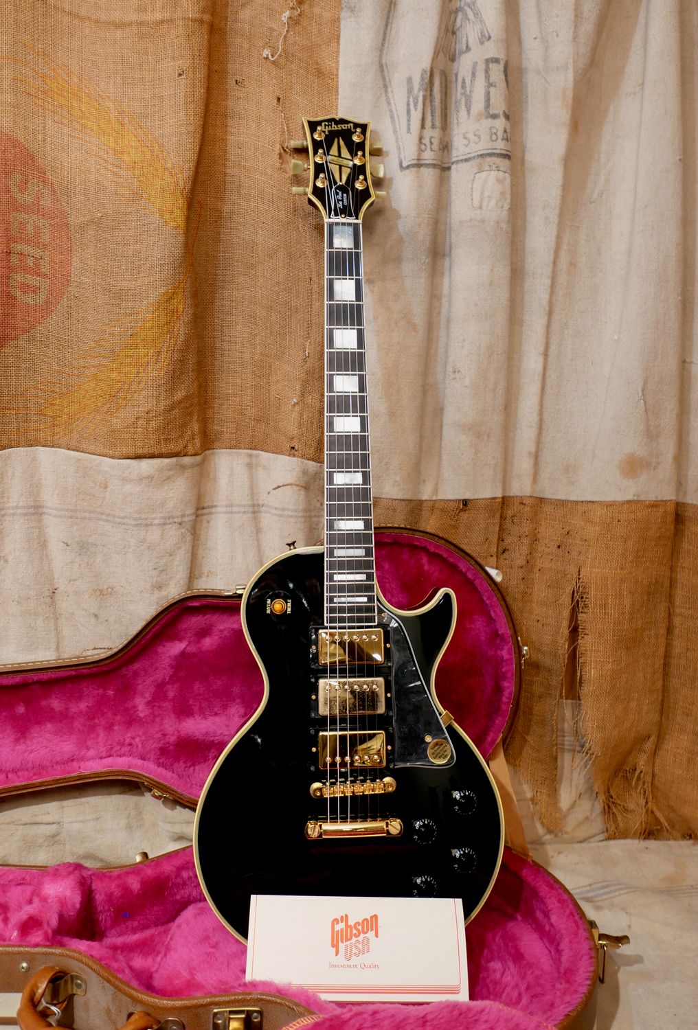 1989 Gibson 35th Anniversary Les Paul Custom 3 Pickup Black