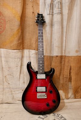 1998 PRS Custom 22 10 Top Red Burst