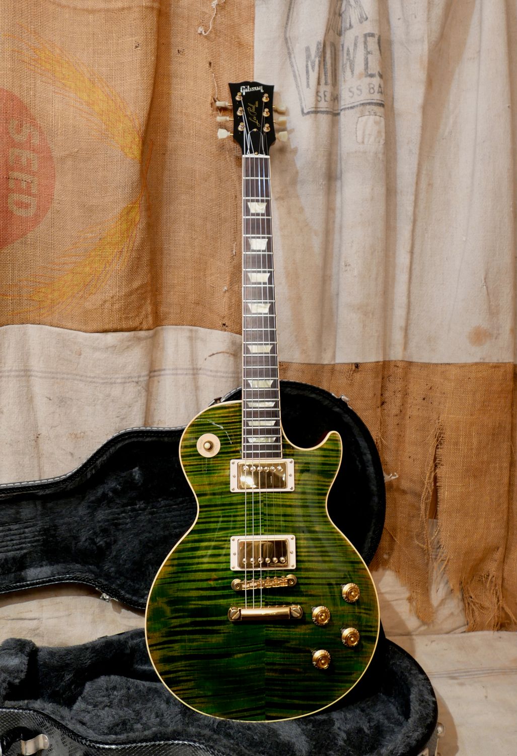 1995 Gibson Les Paul Classic Premium Plus Green Class 5