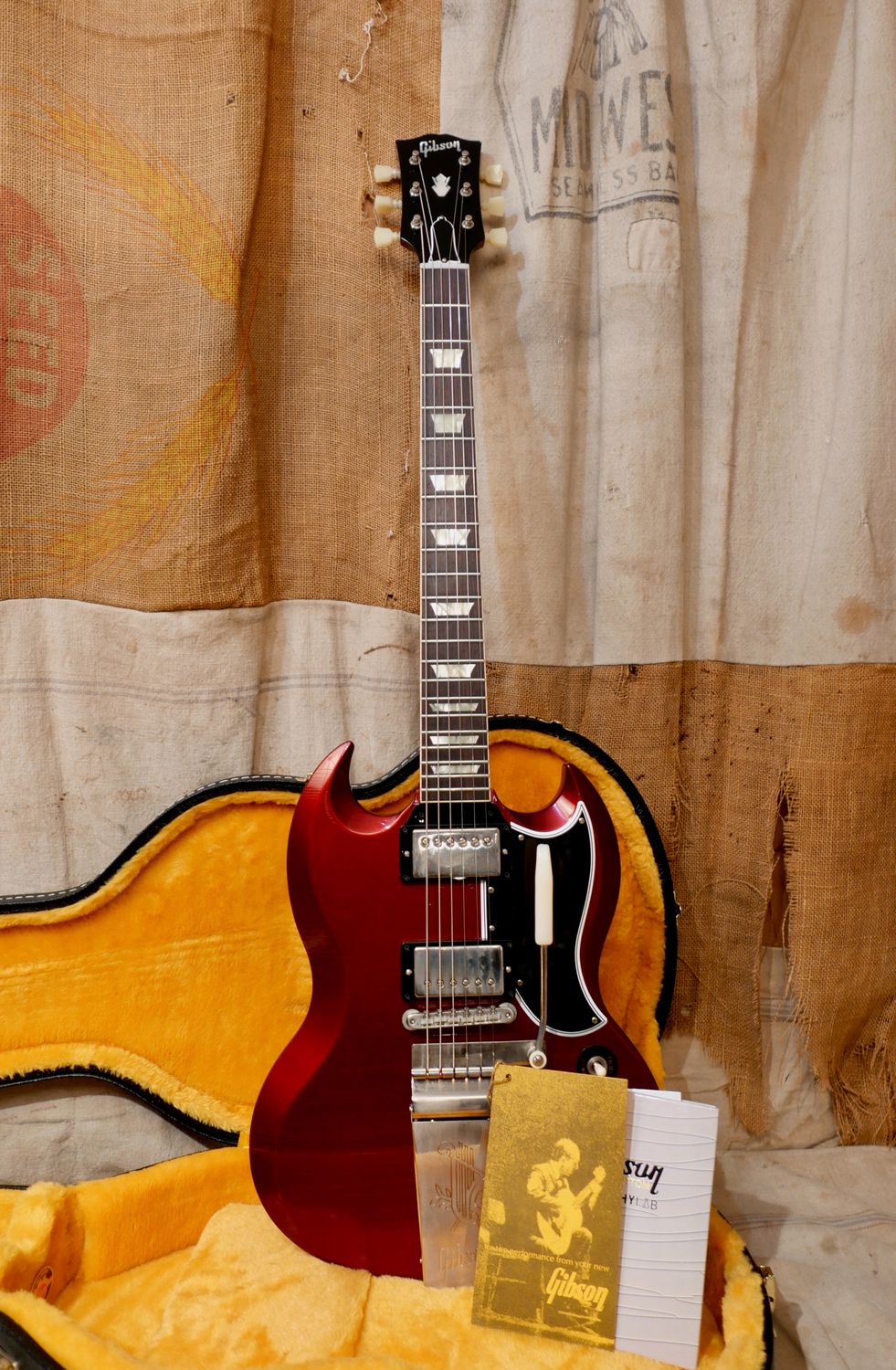 2023 Gibson Custom Shop Murphy Lab ‘64 SG Standard Burgundy Metallic (Wilcutt Exclusive)