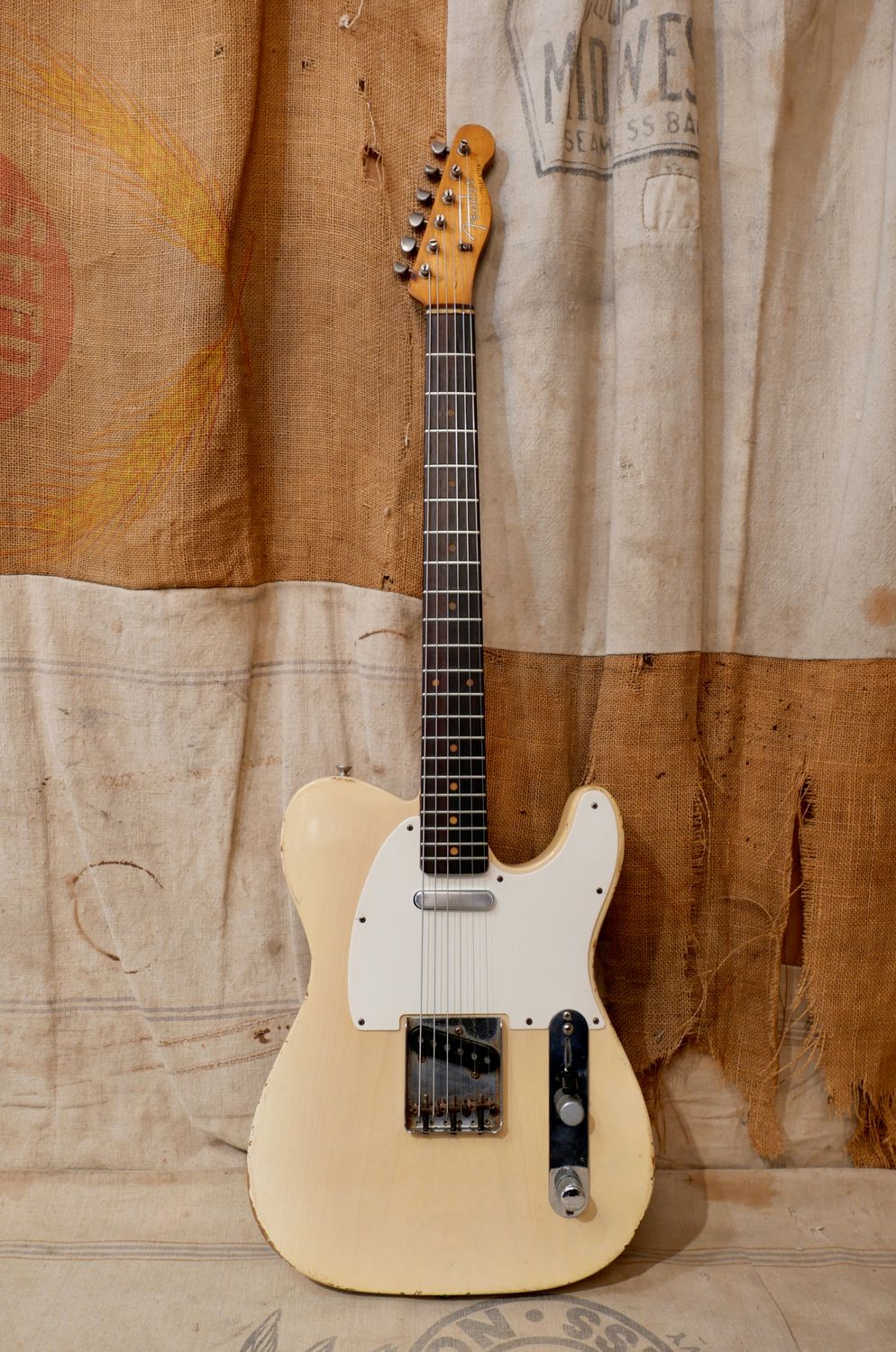 1959 Fender Telecaster Blond Danocaster Refin (c)