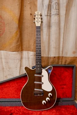 1959 Danelectro DC-3 Deluxe Triple Pickup 6038S Dark Faux Walnut