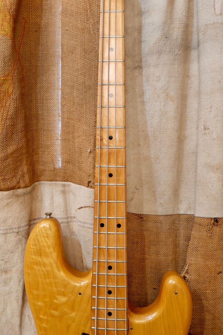 1970s Yamaha Pulser Bass PB-400 Natural w/ Half Guard