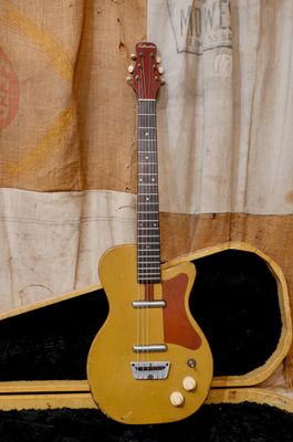 1954 Danelectro Silvertone U-2 Gold Leather U2