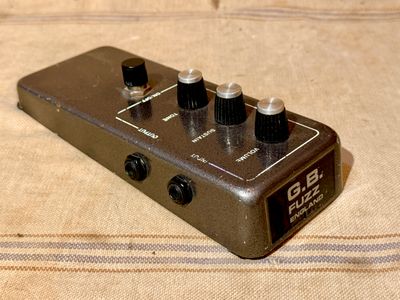 1970's B&amp;M - Colorsound - Barnes &amp; Mullins G.B. Fuzz Pedal England Grey