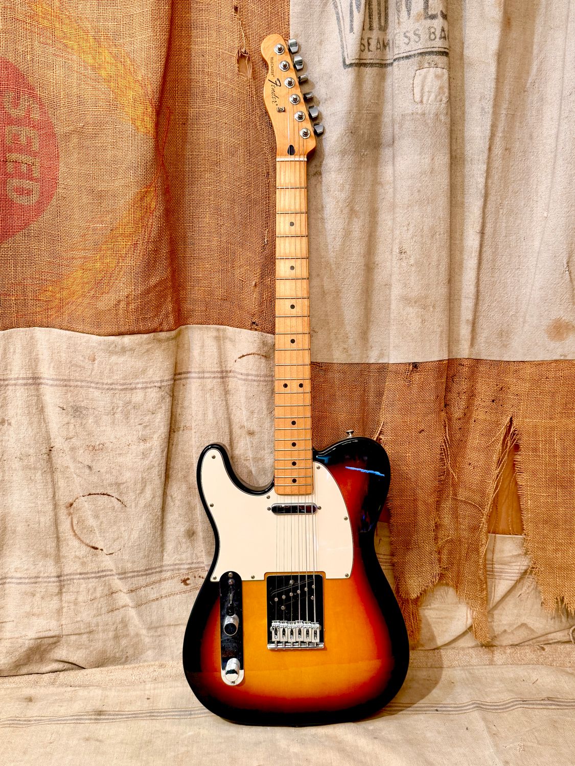 2008 Fender MIM Standard Telecaster Sunburst Lefty-Left Handed