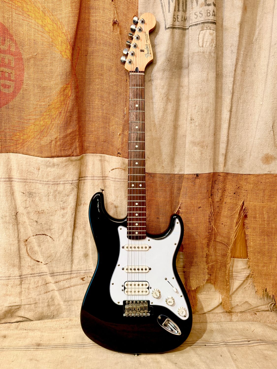 2007 Fender MIM Stratocaster Black HSS